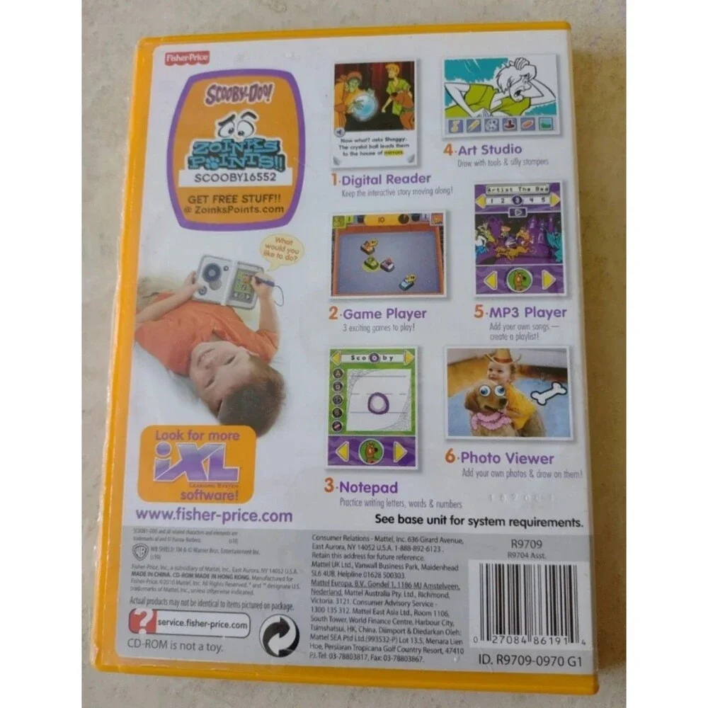 Scoody-Doo! iXL Learning Game Disc + Case + Manual